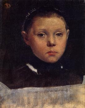 Edgar Degas : Portrait of Giulia Belleli